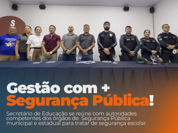 GESTAO COM MAIS SEGURANÇA PÚBLICA .