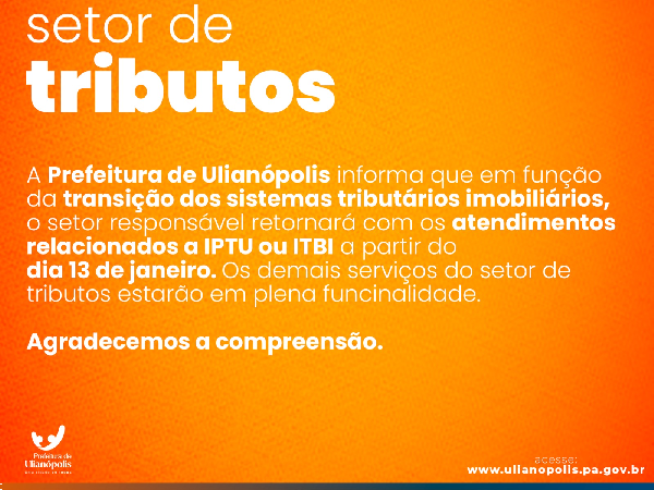 RETORNO DOS ATENDIMENTOS RELACIONADOS A IPTU E ETBI.